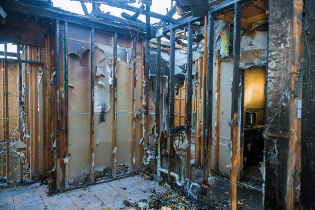 Professional Fire Damage Restoration technician working in St. Anthony, MN